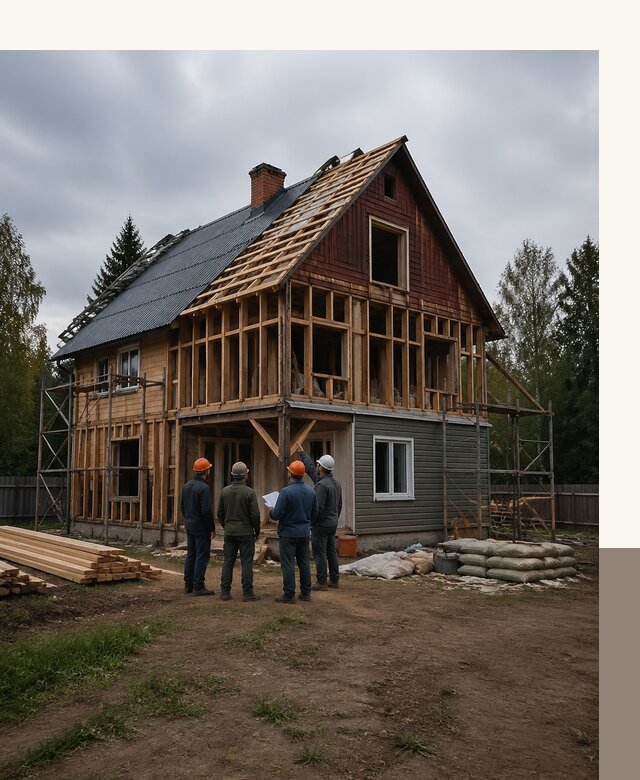 Реконструкция дачного дома в Уфе под ключ с проектом